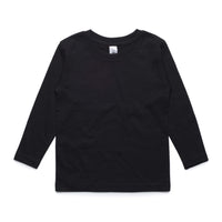 As Colour Casual Wear BLACK / 8Y As Colour youth long sleeve tee 3008