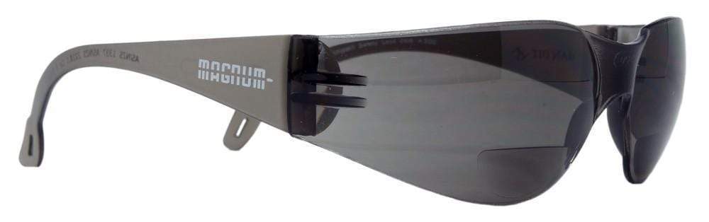 ASW PPE Magnum Safety Glasses - Bifocal Smoke Lens (+1.50) 068+1.50SD