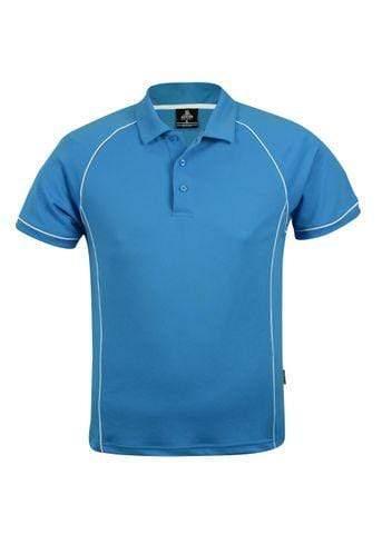 Aussie Pacific Men's Endeavour Work Polo Shirt 1310 Casual Wear Aussie Pacific Pacific Blue/White S 