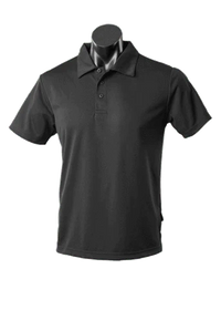 Aussie Pacific Men's Botany Corporate Polo Shirt 1307 Casual Wear Aussie Pacific Black S 