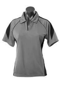 Aussie Pacific Premier Ladies Polo Shirt 2301 Casual Wear Aussie Pacific Ashe/Black 8 
