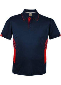 Aussie Pacific Tasman Kids Polo Shirt 3311 Casual Wear Aussie Pacific Navy/Red 6 