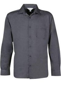 Aussie Pacific Grange Men's Long Sleeve Shirt 1902l Corporate Wear Aussie Pacific Shadow Grey XXS 