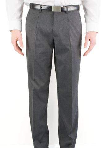 Aussie Pacific Pleated Men's Pants 1801 Corporate Wear Aussie Pacific Charcoal 72R 