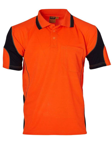 Australian Industrial Wear Work Wear Orange/Navy / 2XS AIW Alliance short sleeve safety polo - Unisex SW71