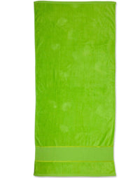 Australian Industrial Wear Work Wear Kelly green / 75cm x 150cm TERRY VELOUR beach towel TW04A
