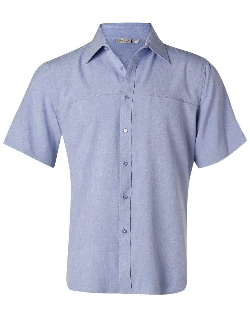 Benchmark Corporate Wear Blue / 38 BENCHMARK Men's CoolDry Short Sleeve Shirt M7600S