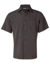 Benchmark Corporate Wear Charcoal / 38 BENCHMARK Men's CoolDry Short Sleeve Shirt M7600S
