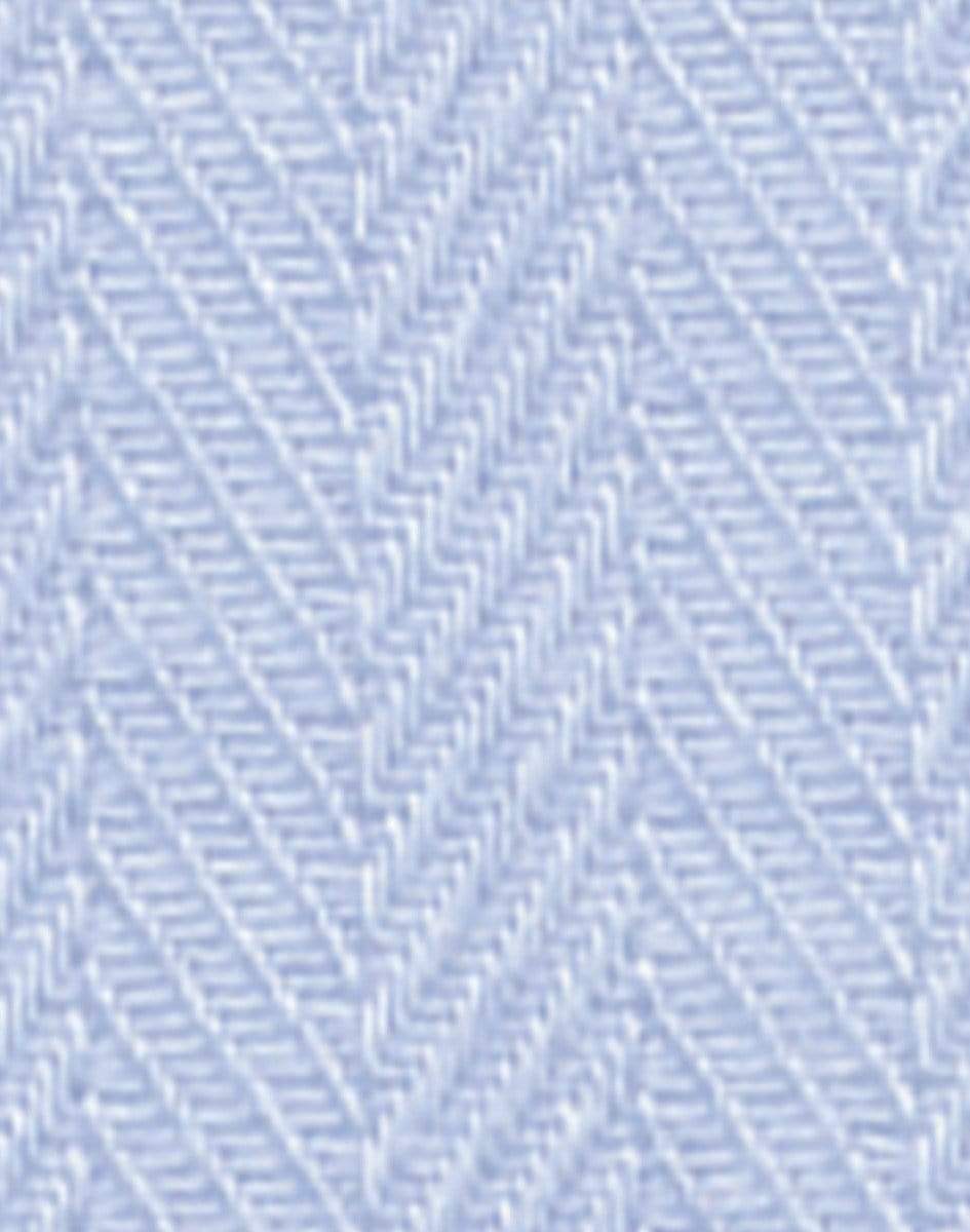 Benchmark Corporate Wear Pale Blue / 38 BENCHMARK Men's Mini Herringbone Long Sleeve Shirt M7112