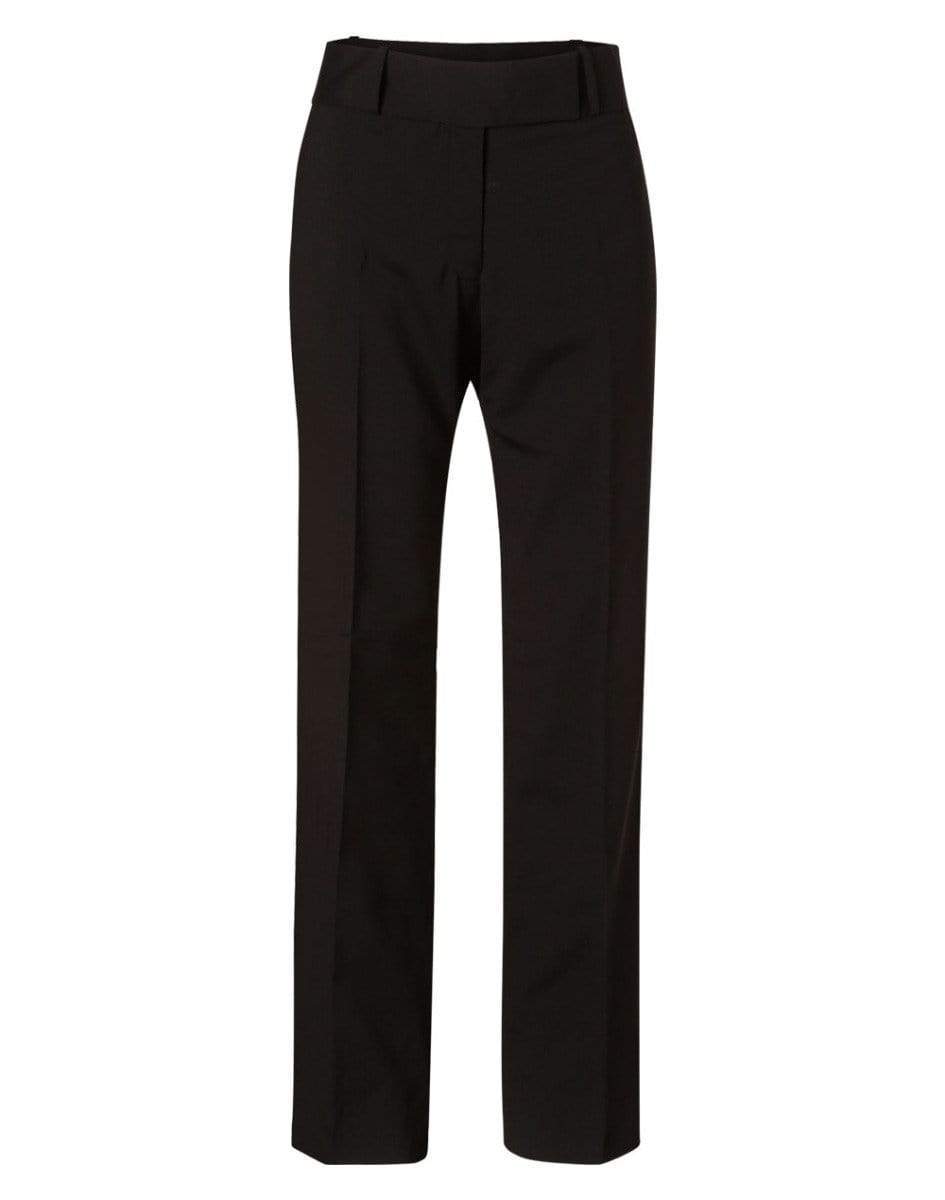 Benchmark Corporate Wear Black / 6 BENCHMARK Women's Wool Blend Stretch Low Rise Pants M9410