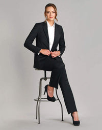 Benchmark Corporate Wear BENCHMARK Women's Wool Blend Stretch Mid Length Jacket M9200