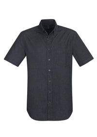 Biz Care Corporate Wear Black / XS Biz Collection Indie Mens S/S Shirt S017MS