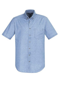 Biz Care Corporate Wear Blue / XS Biz Collection Indie Mens S/S Shirt S017MS