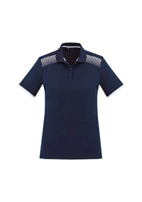 Biz Collection Casual Wear 6 / Navy/White Biz Collection Galaxy Ladies Polo P900LS