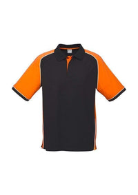 Biz Collection Casual Wear Black/Orange/White / S Biz Collection Men’s Nitro Polo P10112