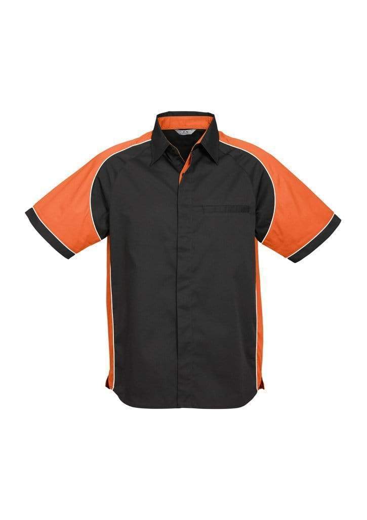Biz Collection Casual Wear Black/Orange/White / S Biz Collection Men’s Nitro Shirt S10112