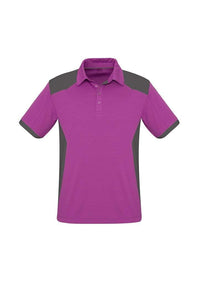 Biz Collection Casual Wear S / Cerise/Grey Biz Collection Rival Mens Polo P705MS