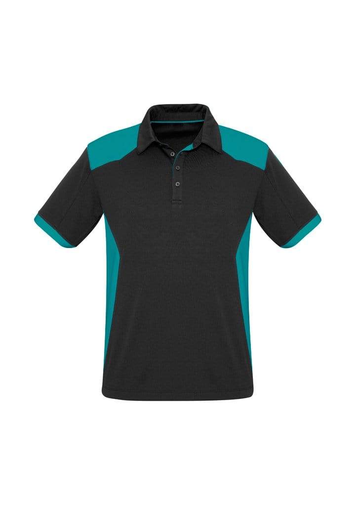 Biz Collection Casual Wear S / Black/Teal Biz Collection Rival Mens Polo P705MS