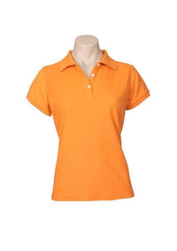 Biz Collection Casual Wear Orange / 6 Biz Collection Women’s Neon Polo P2125