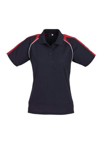 Biz Collection Casual Wear Navy/Red/White / 10 Biz Collection Women’s Triton Polo P225LS