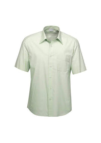 Biz Collection Corporate Wear Green / S Biz Collection Men’s Ambassador Short Sleeve Shirt S251ms