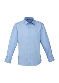 Biz Collection Corporate Wear Light Blue / S Biz Collection Men’s Base Long Sleeve Shirt S10510