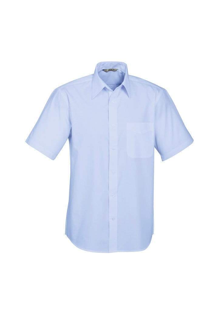 Biz Collection Corporate Wear Light Blue / XS Biz Collection Men’s Base Short Sleeve Shirt S10512