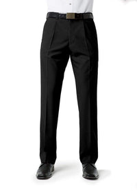 Biz Collection Corporate Wear Black / 72 Biz Collection Men’s Classic Pleat Front Pant Bs29110