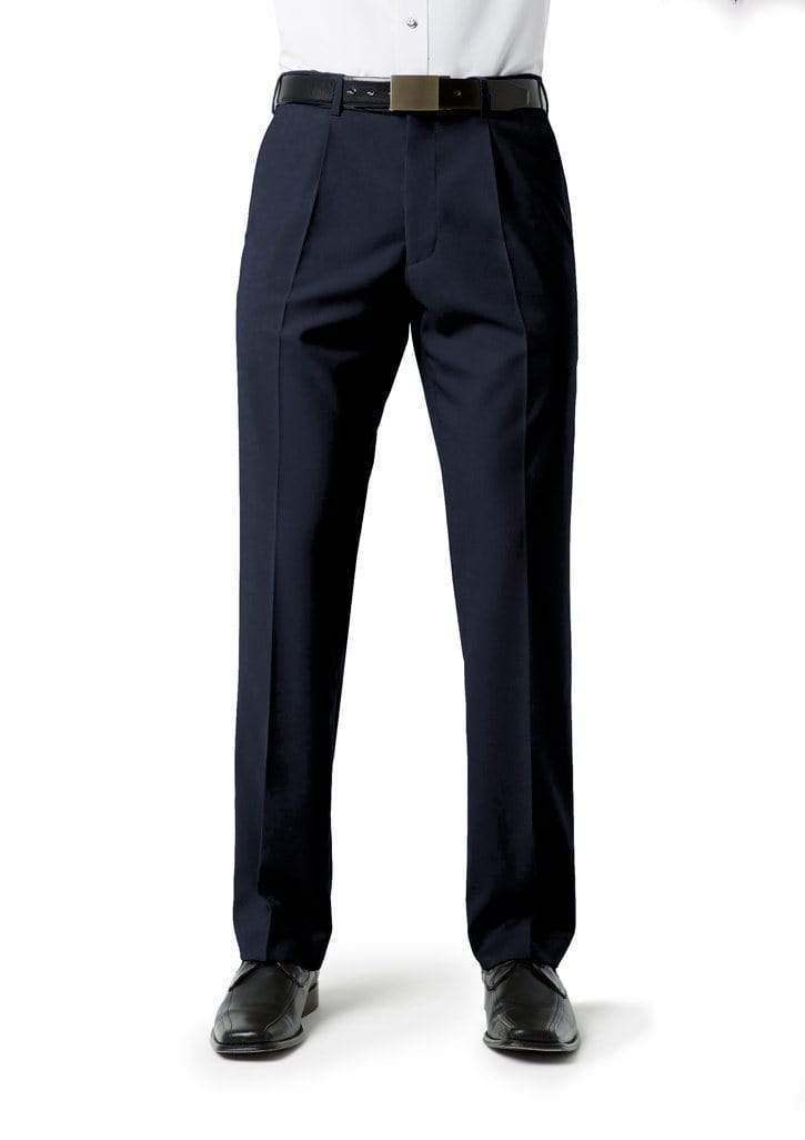 Biz Collection Corporate Wear Navy / 72 Biz Collection Men’s Classic Pleat Front Pant Bs29110