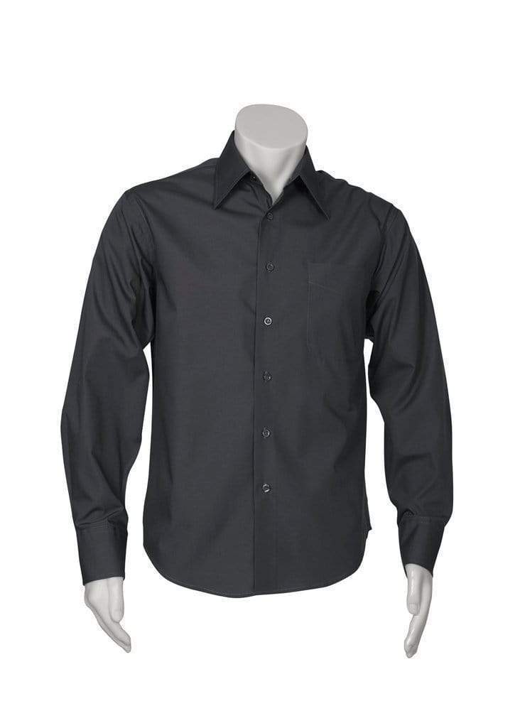 Biz Collection Corporate Wear Charcoal / S Biz Collection Men’s Metro Long Sleeve Shirt Sh714