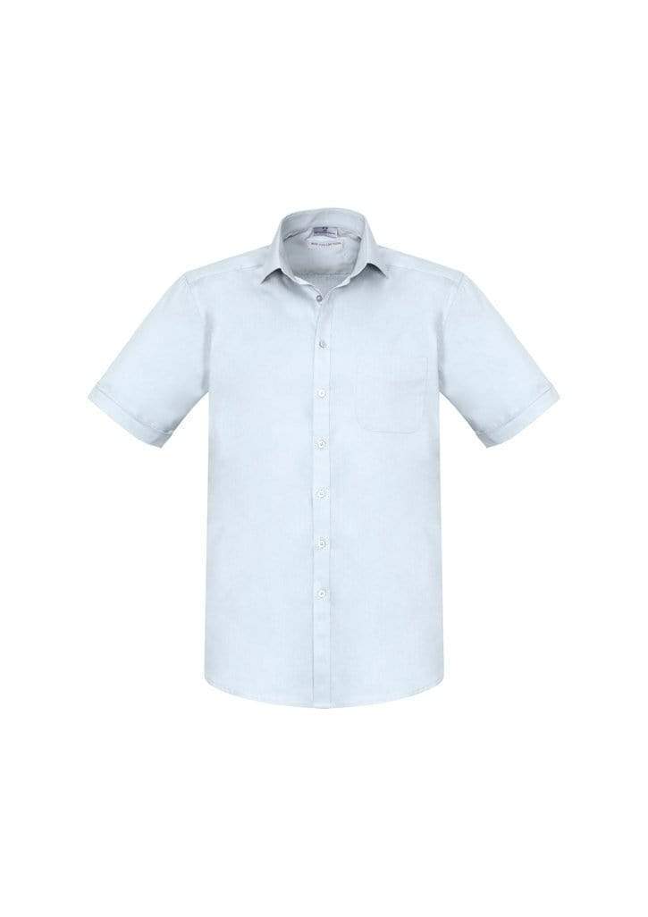 Biz Collection Corporate Wear White / XS Biz Collection Men’s Monaco Short Sleeve Shirt S770ms
