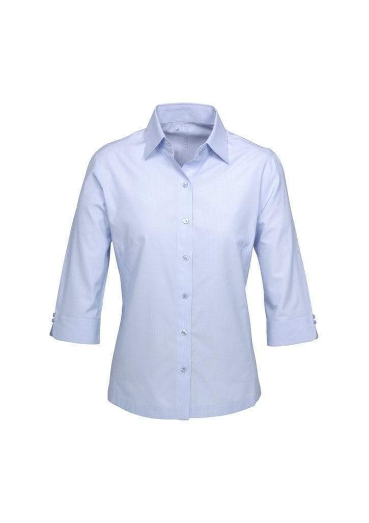 Biz Collection Corporate Wear Blue / 6 Biz Collection Women’s Ambassador 3/4 Sleeve Shirt S29521