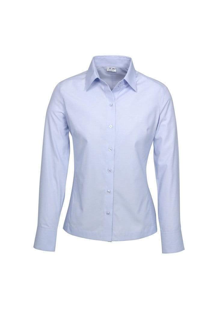 Biz Collection Corporate Wear Blue / 6 Biz Collection Women’s Ambassador Long Sleeve Shirt S29520