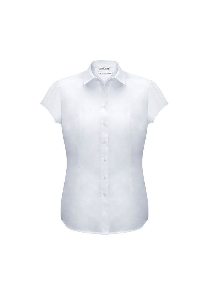 Biz Collection Corporate Wear Biz Collection Women’s Euro Short Sleeve Shirt S812ls