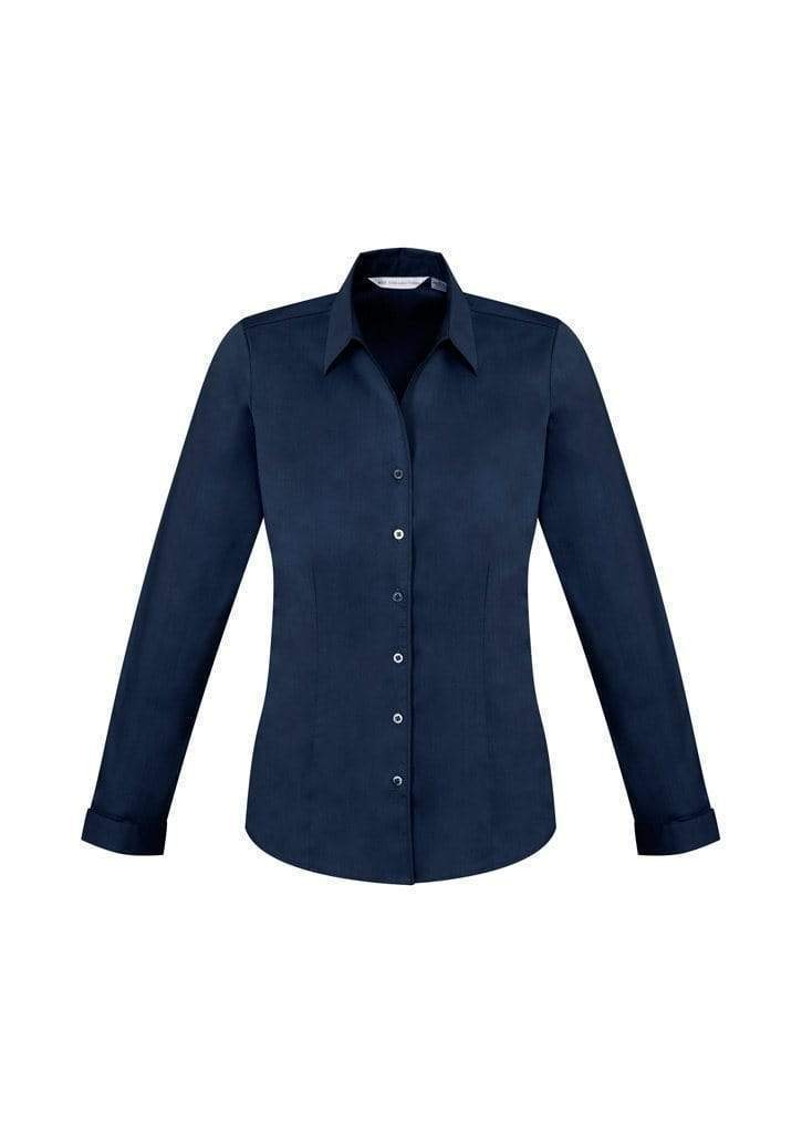 Biz Collection Corporate Wear Ink / 6 Biz Collection Women’s Monaco Long Sleeve Shirt S770ll