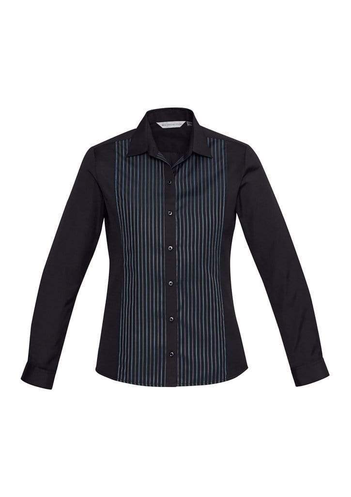 Biz Collection Corporate Wear Biz Collection Women’s Reno Panel Long Sleeve Shirt S414ll