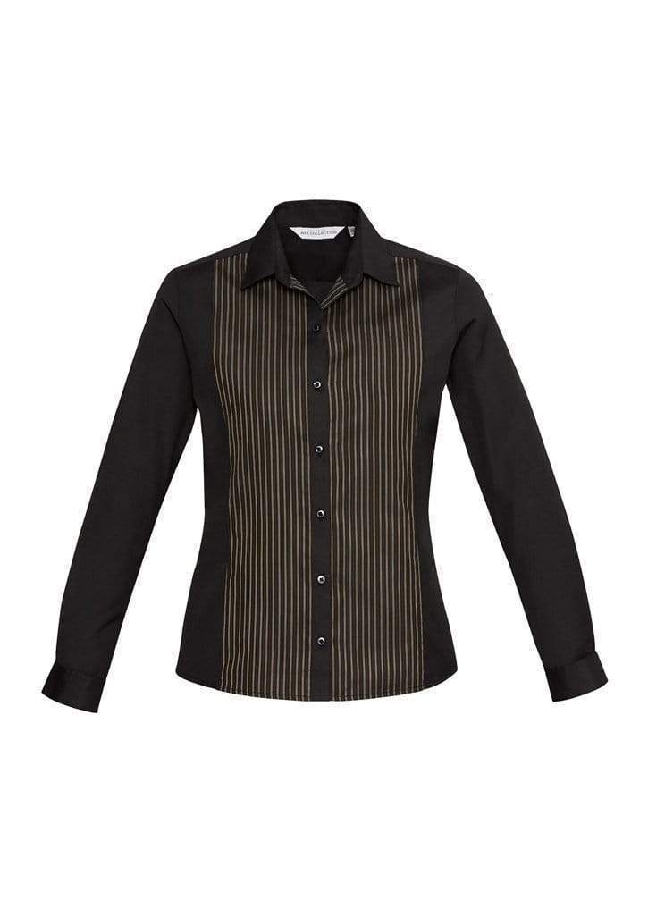 Biz Collection Corporate Wear Biz Collection Women’s Reno Panel Long Sleeve Shirt S414ll