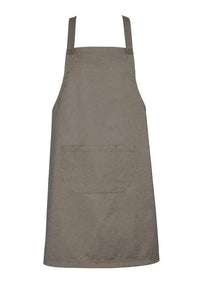 Biz Collection Textured Fabric Urban Bib Apron BA55 Metro Workwear.