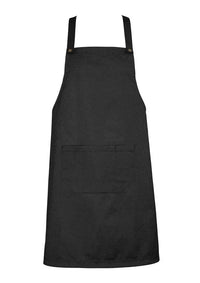 Biz Collection Hospitality & Chefwear Biz Collection Textured Fabric Urban Bib Apron BA55