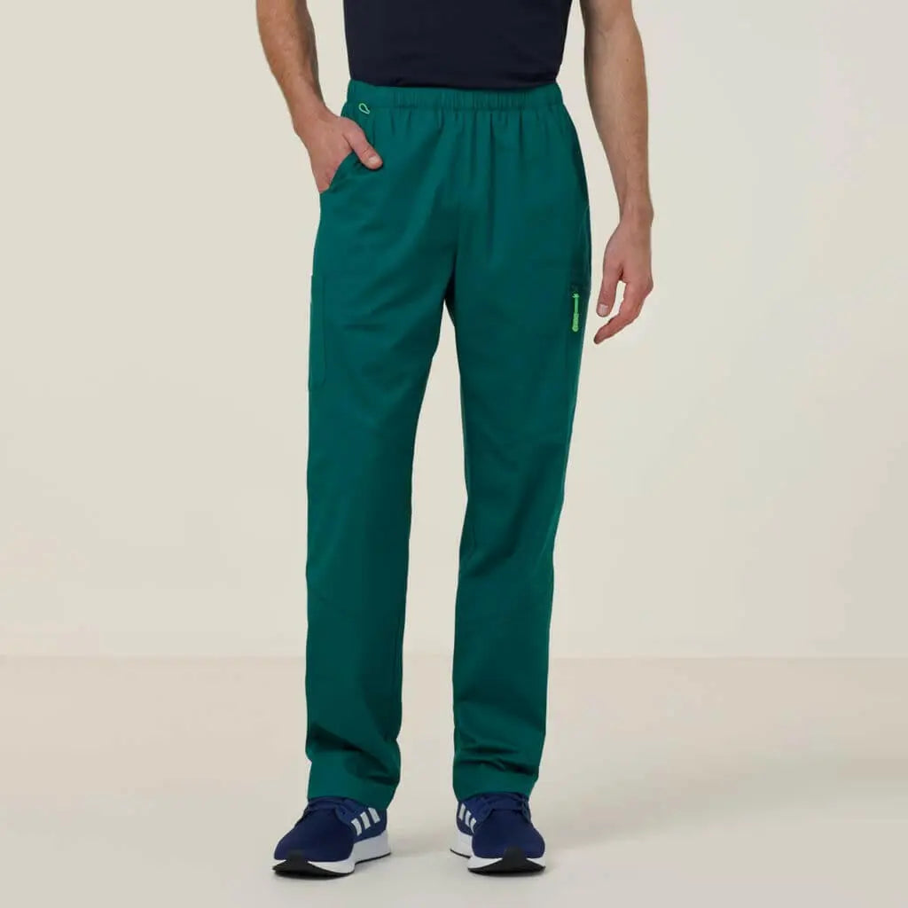 Rontgen Elastic Waist Scrub Pant CATQ4F-BLA Metro Workwear.