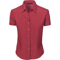 DNC Workwear Corporate Wear Cherry / 6 DNC WORKWEAR Ladies Cool-Breathe Short Sleeve Shirt 4237