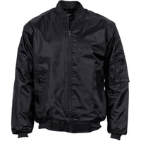 DNC Workwear Corporate Wear Black / S DNC WORKWEAR Plastic Zips Flying Jacket 3605