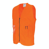 DNC Workwear Work Wear DNC WORKWEAR Daytime Side Panel Safety Vest 3806