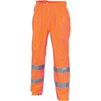 DNC Workwear Work Wear Orange / S DNC WORKWEAR Hi-Vis D/N Breathable Rain Pants with 3M Reflective Tape 3872