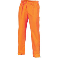 DNC Workwear Work Wear Orange / S DNC WORKWEAR Hi-Vis Day Breathable Rain Pants 3874