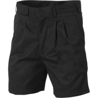 DNC Workwear Work Wear Black / 72R DNC WORKWEAR Pleat Front Permanent Press Shorts 4501