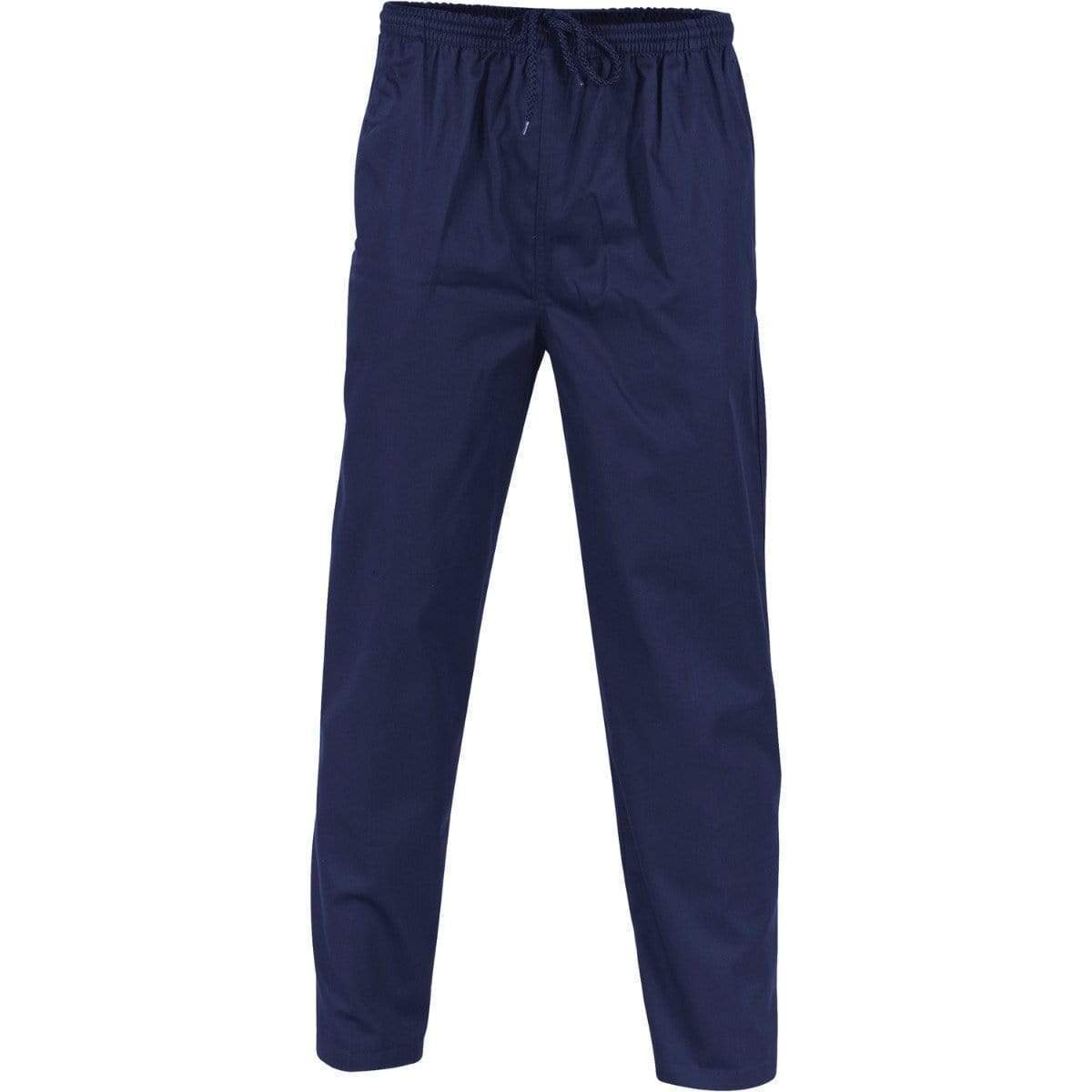 DNC Workwear Work Wear Navy / 4XL DNC WORKWEAR Polyester Cotton Drawstring Chef Pants 1501