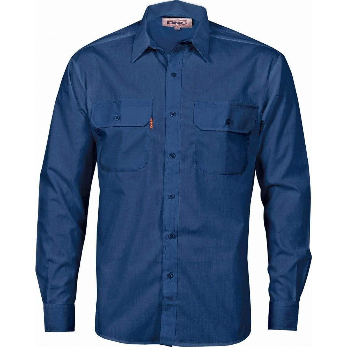 DNC Workwear Work Wear DNC WORKWEAR Polyester Cotton Long Sleeve Work Shirt 3212