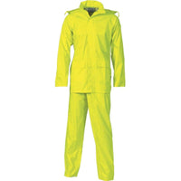 DNC Workwear Work Wear Yellow / S DNC WORKWEAR Rain Set in Bag 3708