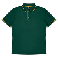 Aussie Pacific Cottesloe Men's Polo Shirt 1319  Aussie Pacific BOTTLE/GOLD S 
